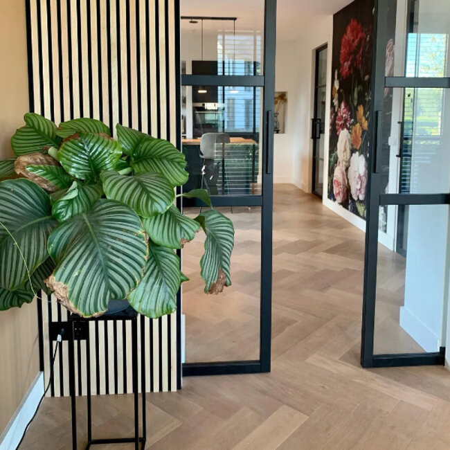 Parket Visgraat Eiken Onbehandeld Select 12 x 60 cm