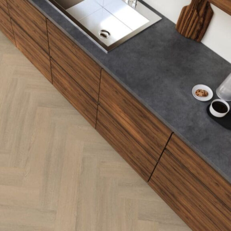 Click Visgraat Yup Sutton Warm Beige 2504