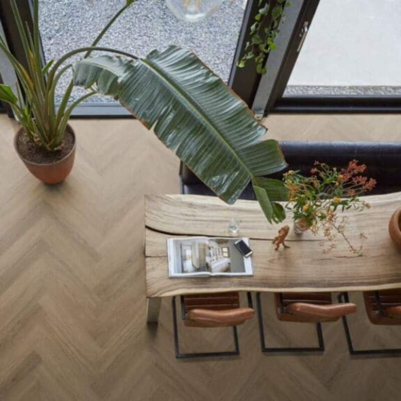 Click Visgraat Yup Sutton Light Brown 2506