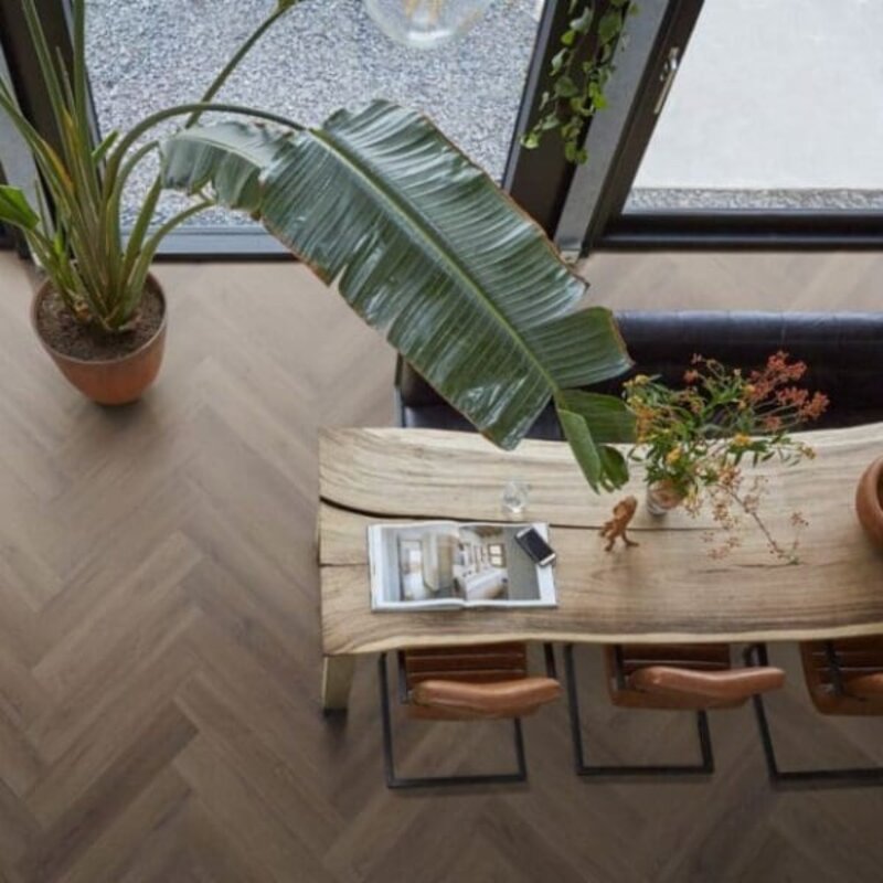 Lijmstrook Visgraat Yup XL Greenford Brown 1015