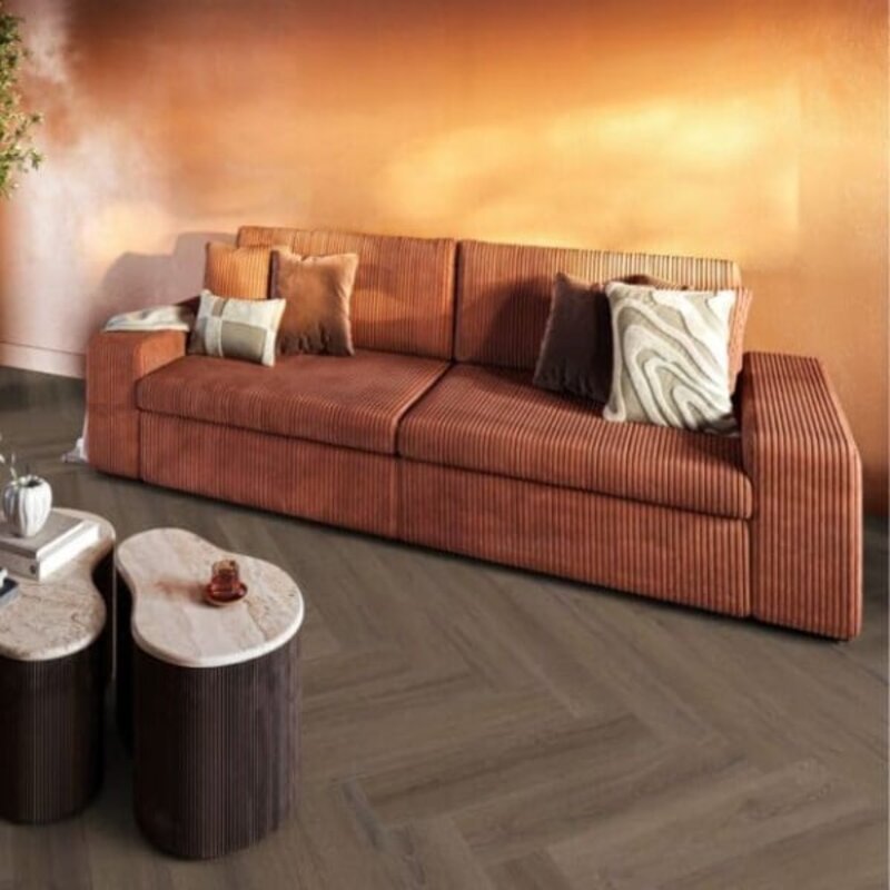 Lijmstrook Visgraat Yup XL Greenford Brown 1015