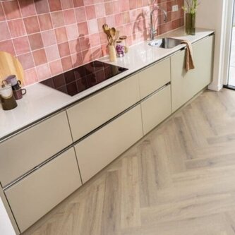 Lijmstrook Visgraat Spigato XL Valento Light Brown 1013