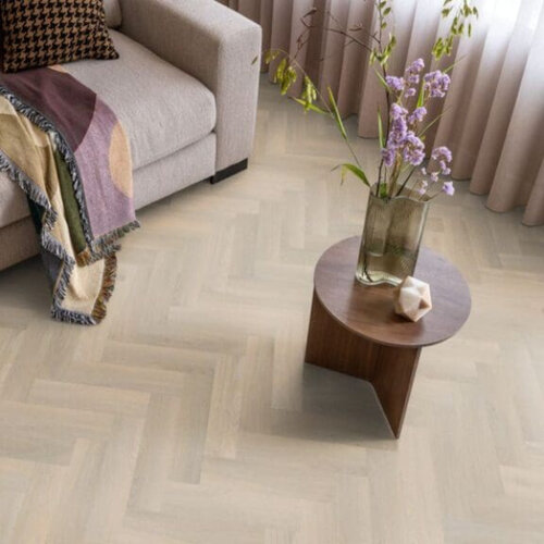 Ambiant  Lijmstrook Visgraat Spigato Smal Avanto Beige 5504