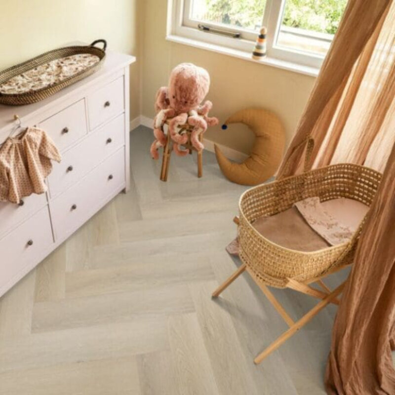 Lijmstrook Visgraat Spigato Marento Light Oak 3010