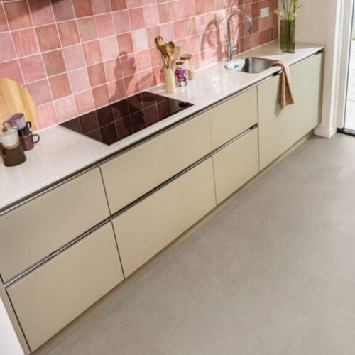 Ambiant  Lijmstrook Cerino XXL Taupe 1028