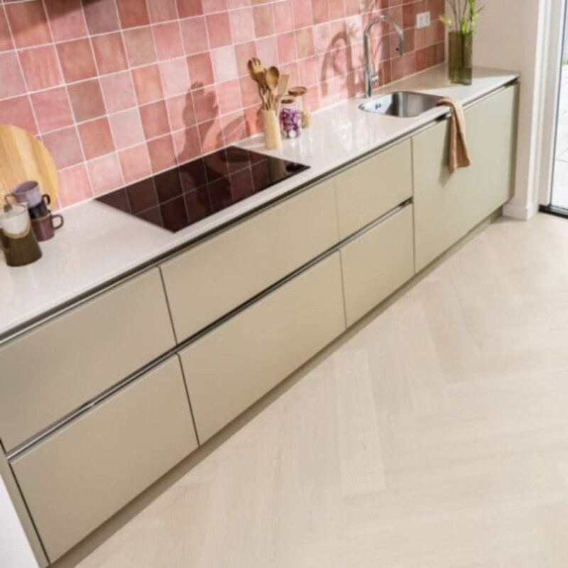 Lijmstrook Visgraat Spigato XL Soleno Beige 1001