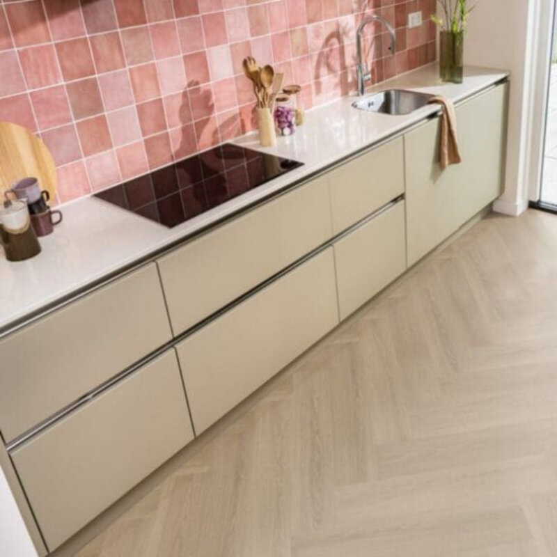 Lijmstrook Visgraat Spigato XL Soleno Warm Oak 1003