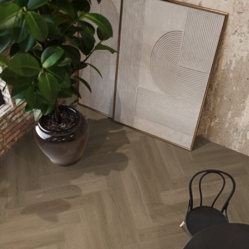 Lijmstrook Visgraat Yup XL Brentford Dark Oak 1004