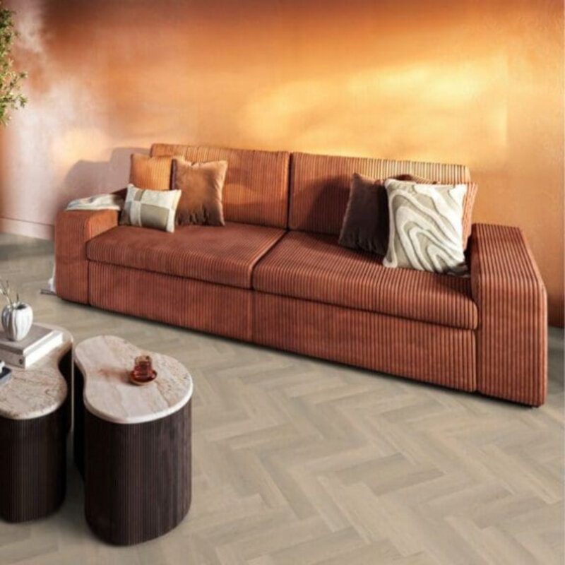 Lijmstrook Visgraat Yup Small Paddington Beige 5504