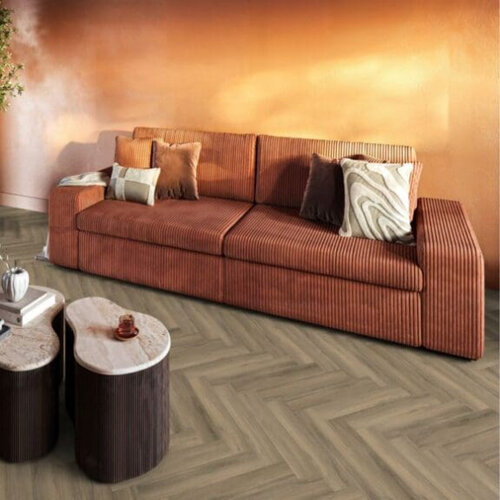 Floorlife Lijmstrook Visgraat Yup Paddington Light Brown 3502