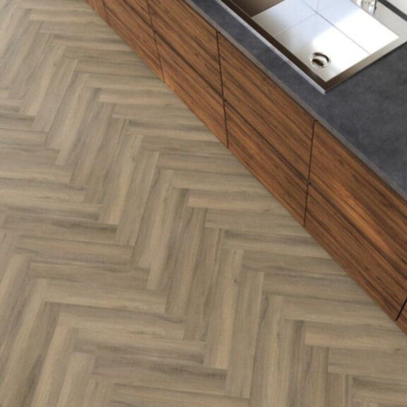 Lijmstrook Visgraat Yup Paddington Light Brown 3502