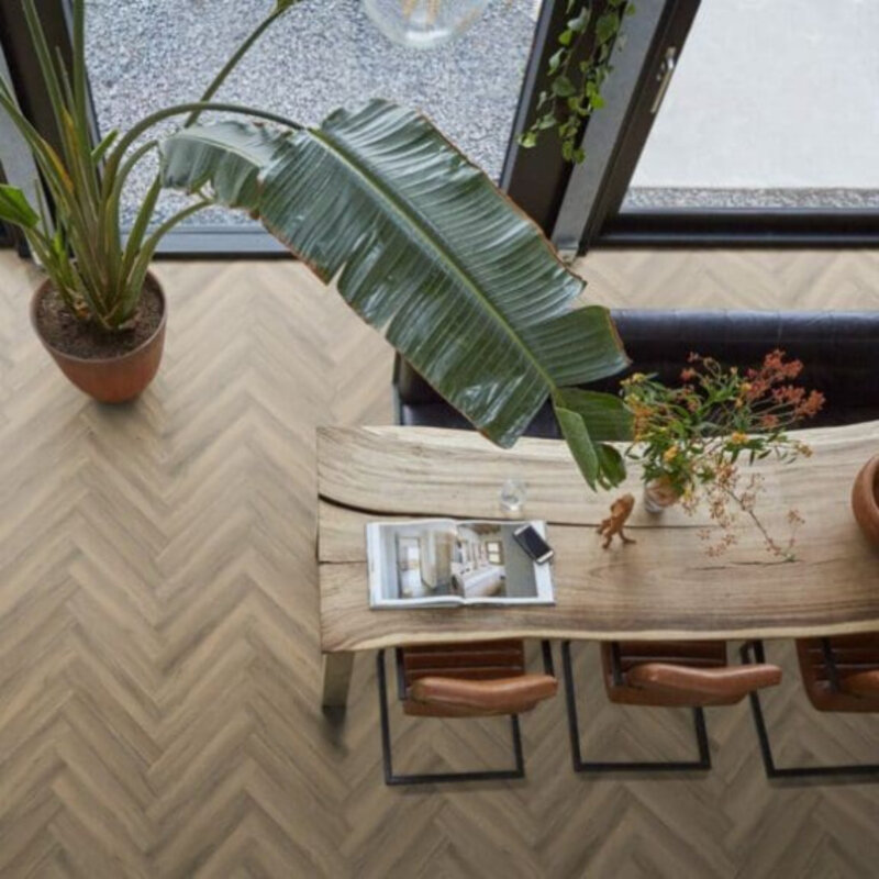 Click Visgraat Yup Paddington Light Brown 3502