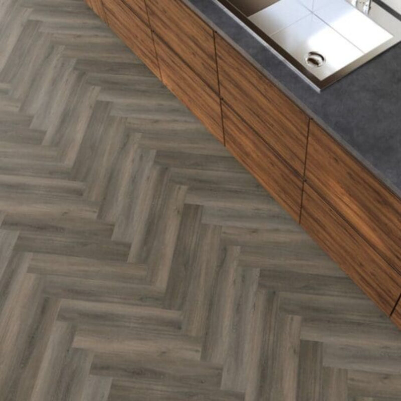 Lijmstrook Visgraat Yup Paddington Dark Grey 3506