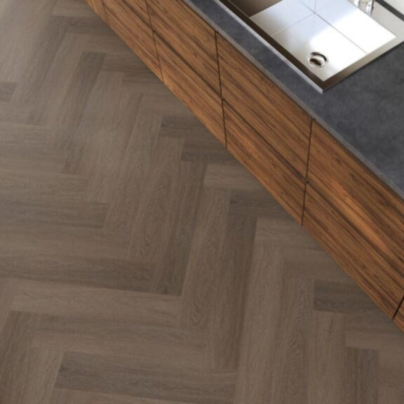 Lijmstrook Visgraat Yup Fulham Brown 1615