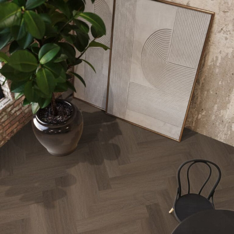 Click Visgraat Yup Fulham Brown 2615