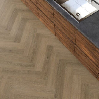 Lijmstrook Visgraat Yup Sutton Light Brown 1506