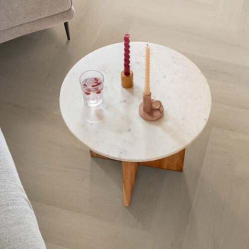 Ambiant  Lijmstrook Visgraat Spigato Navaro Beige 7510