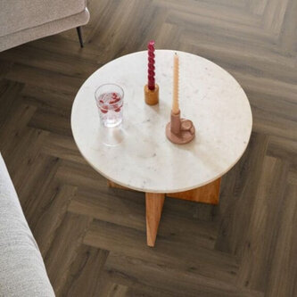 Lijmstrook Visgraat Spigato Avanto Warm Brown 3501