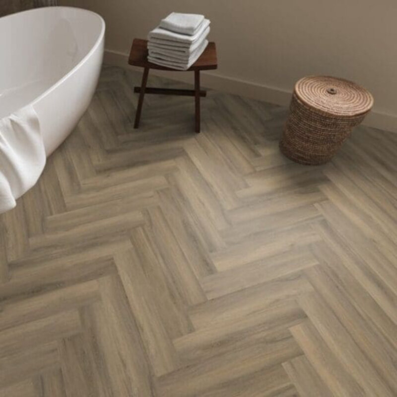 Lijmstrook Visgraat Spigato Avanto Light Brown 3502