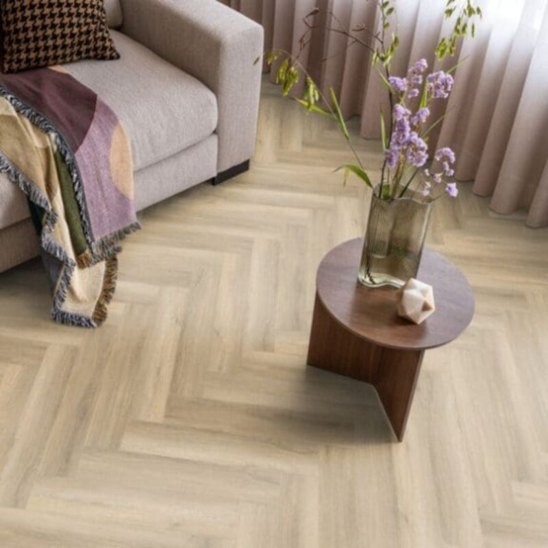 Lijmstrook Visgraat Spigato Avanto Beige 3504