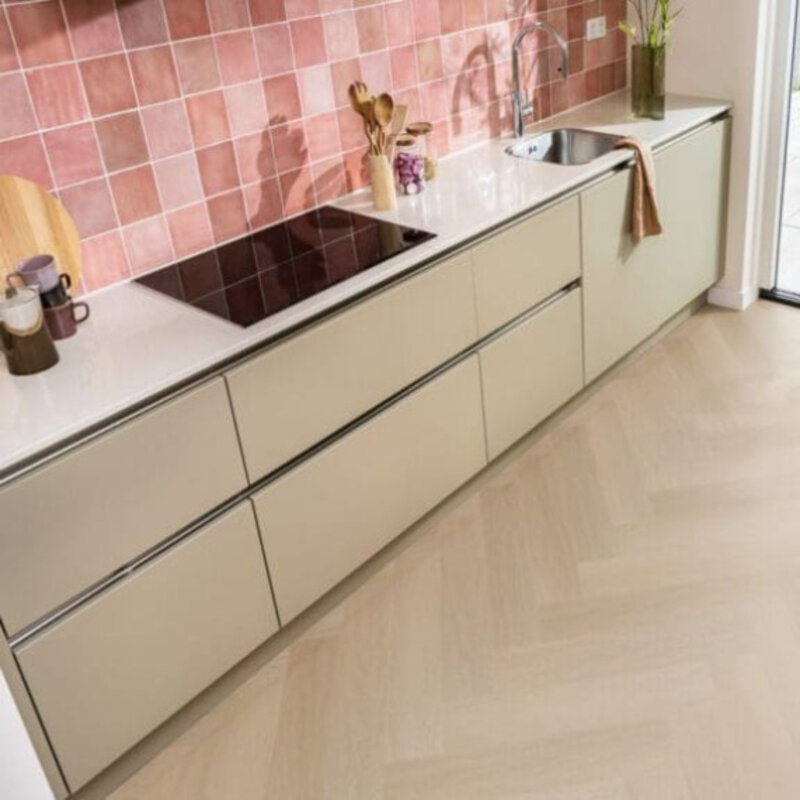 Lijmstrook Visgraat Spigato Estino Natural Oak 1610