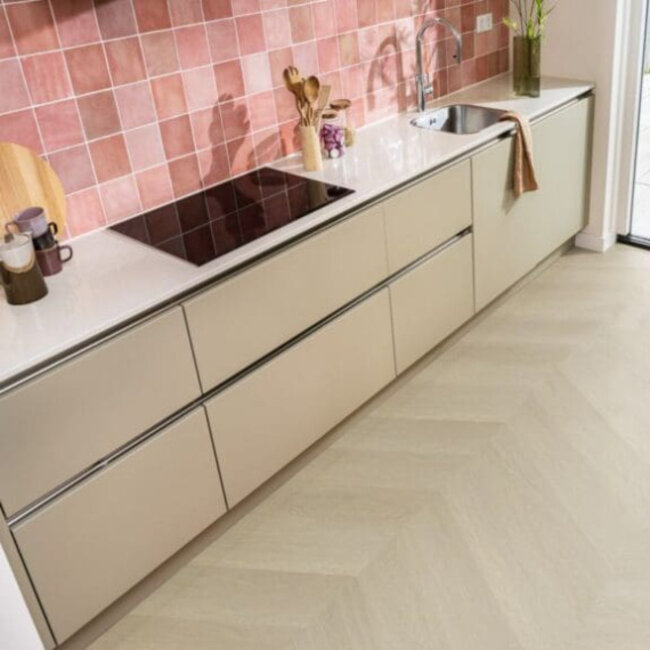 Lijmstrook Hongaarse Punt Spigato Estino Natural Oak 1610