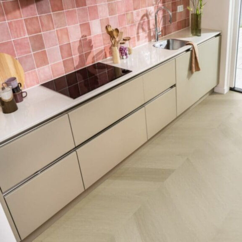 Lijmstrook Hongaarse Punt Spigato Estino Warm Oak 1614