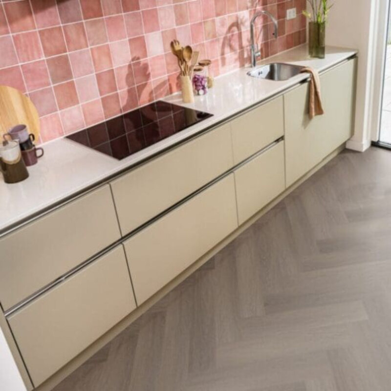 Lijmstrook Visgraat Spigato Estino Brown 1615