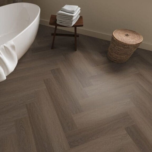 Ambiant  Click Visgraat Spigato Estino Brown 2615