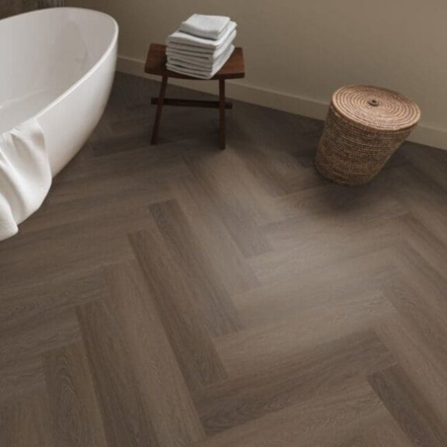 Click Visgraat Spigato Estino Brown 2615