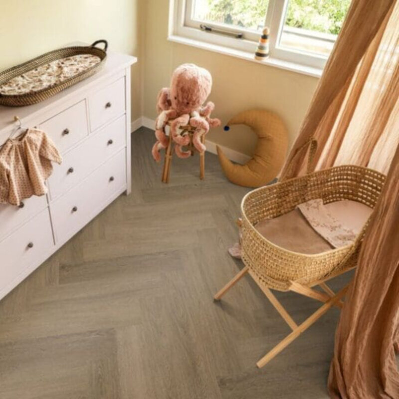 Lijmstrook Visgraat Spigato Viranto Light Brown 1506