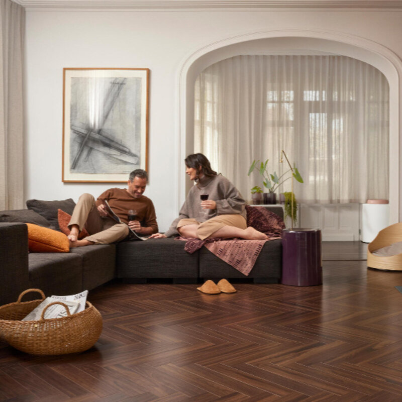 Visgraat Chateau+ Walnut Brown B 62002731
