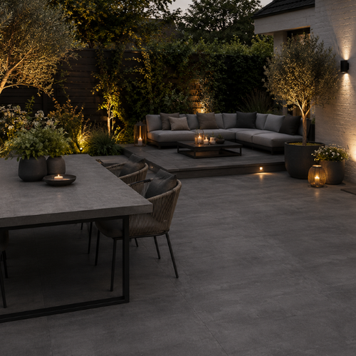 KeraSelect Maasbracht Zwart 60 x 60 cm