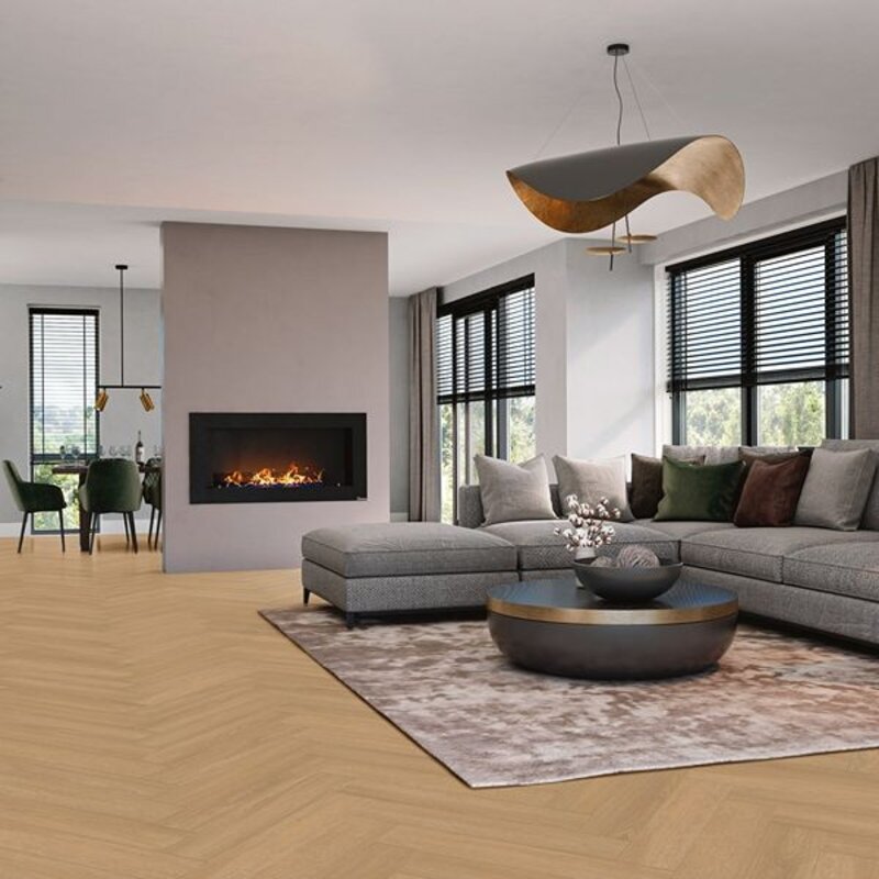 Lijmstrook Visgraat Eiken Bordeaux 8545