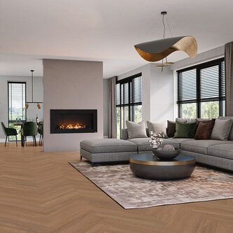 Lijmstrook Visgraat Eiken Bordeaux 8550