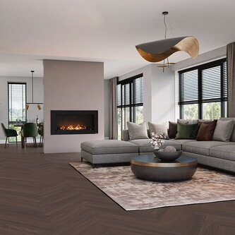 Lijmstrook Visgraat Eiken Bordeaux 8560