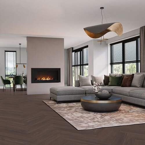Vivafloors Lijmstrook Visgraat Eiken Bordeaux 8560