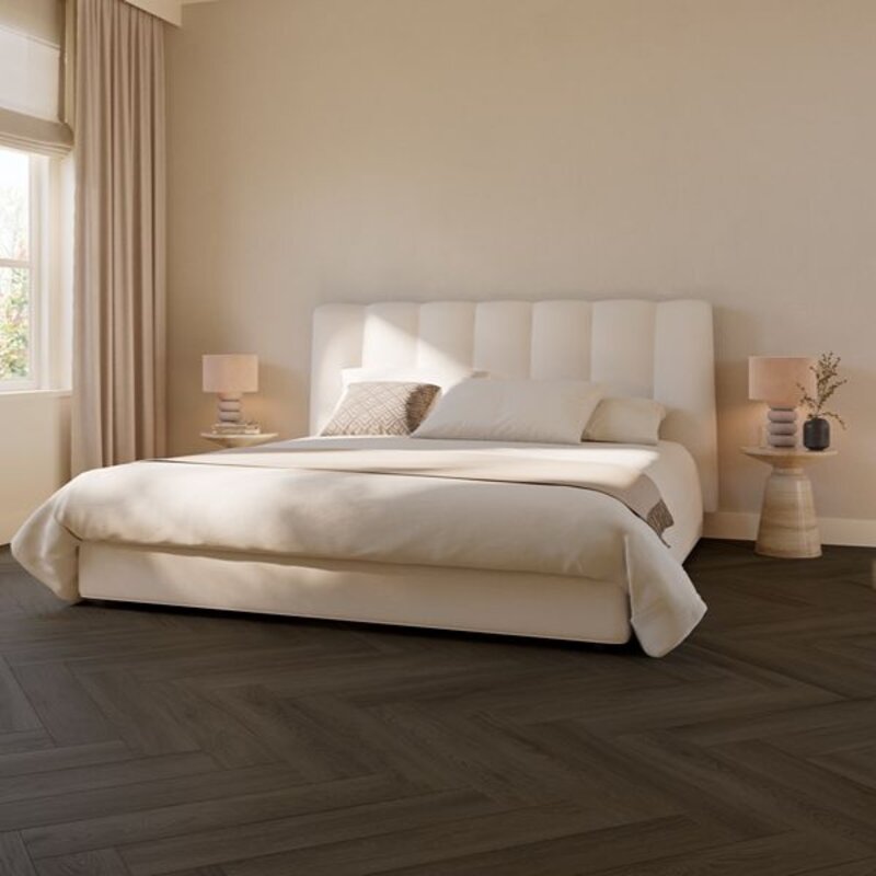 Lijmstrook Visgraat Select Oak Dark Smoked V.10.90.1