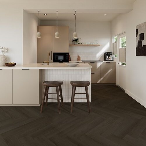 Ground Studio Lijmstrook Visgraat Select Oak Dark Smoked V.10.90.1