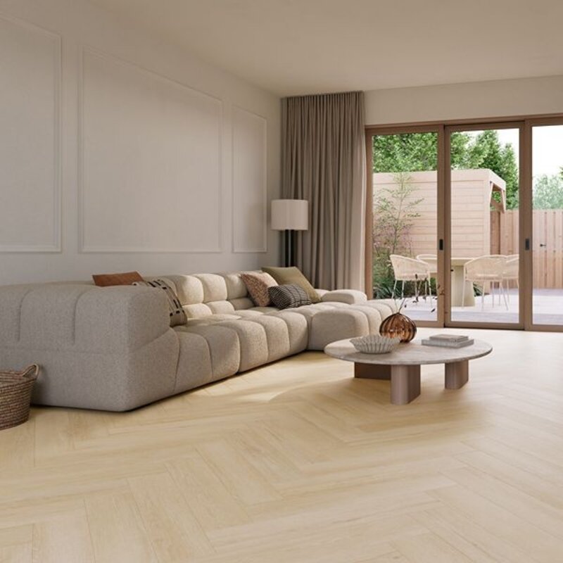 Lijmstrook Visgraat Pure Oak White Wash V.10.10.2