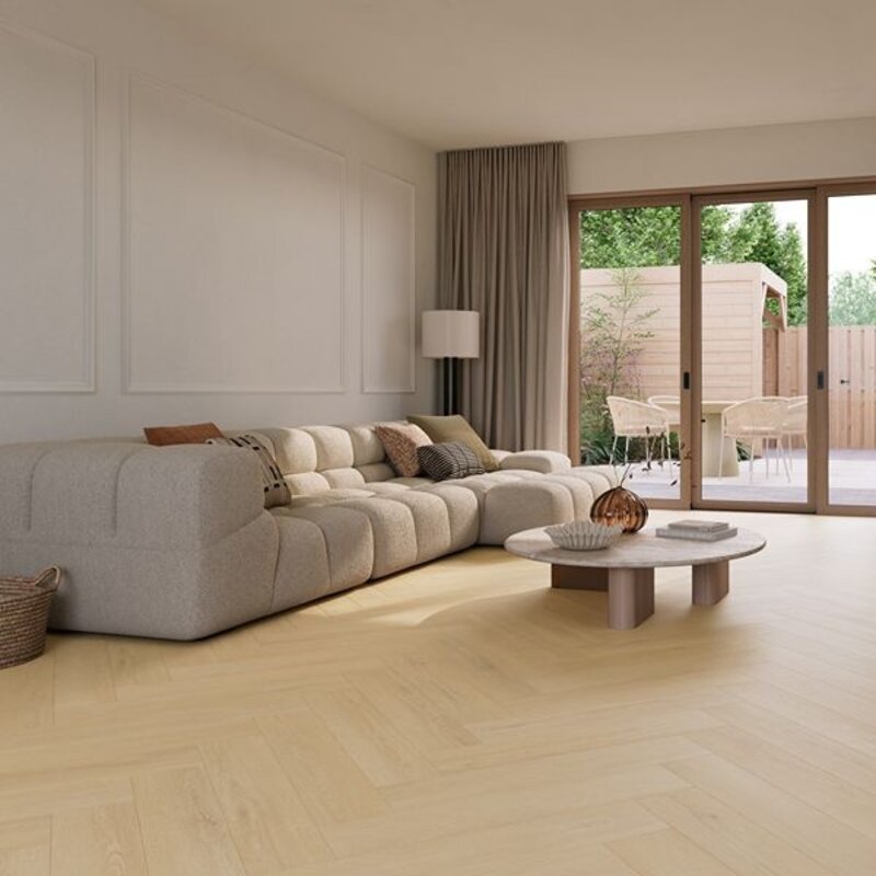 Lijmstrook Visgraat Pure Oak Warm Sand V.10.40.2