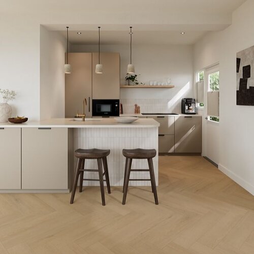 Ground Studio Lijmstrook Visgraat Pure Oak Light Smoked V.10.50.2