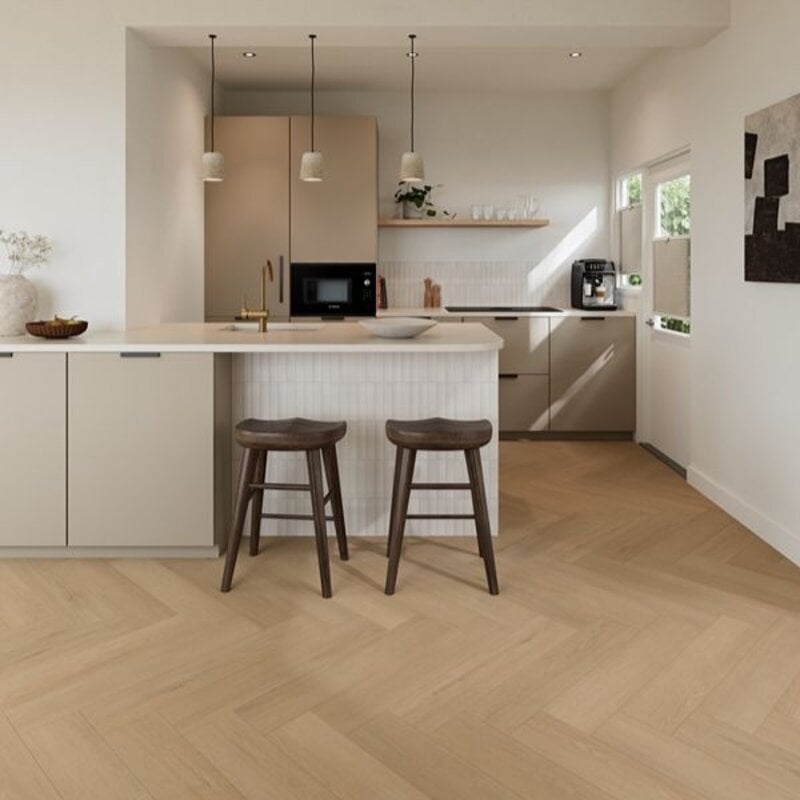 Lijmstrook Visgraat Pure Oak Warm Naturel V.10.60.2
