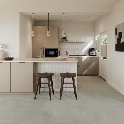 Ground Studio Lijmstrook Tegel Concrete Vierkant Grey BV.10.10.4