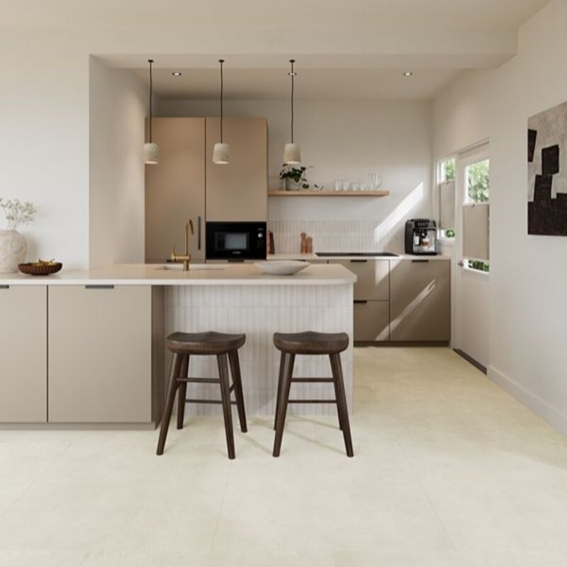 Lijmstrook Tegel Concrete Vierkant Beige BV.10.30.4