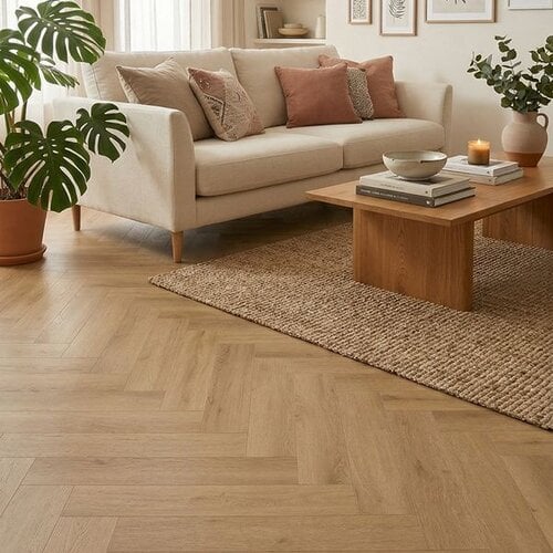 Gelasta  Lijmstrook Visgraat Intense Oak Light 1400