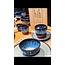 artisann With the turntable handmade bowl of Belgien clay with a beautiful Floating blue high-firing glaze.