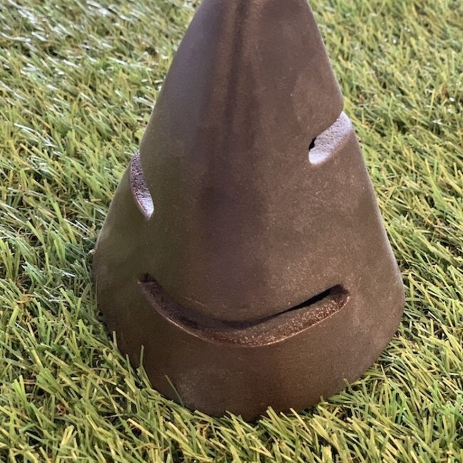 Ornement de table fait main en forme pyramide avec accessoires en porcelain