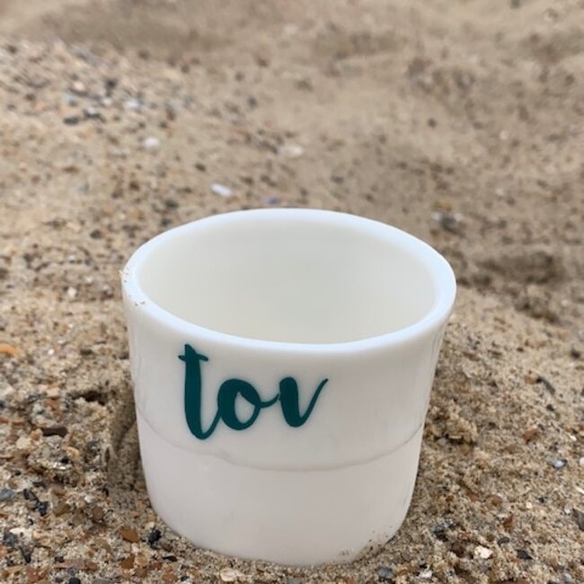 "Ja, yes, oui" het sterkste positief woord, "You, Me, Toi, Moi" vriendschappen  op een uniek porseleinen handgemaakt.