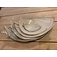 artisann White ceramic scale in the shape of a fish. Original dish for meats, cheese, appetizers, sushi ...